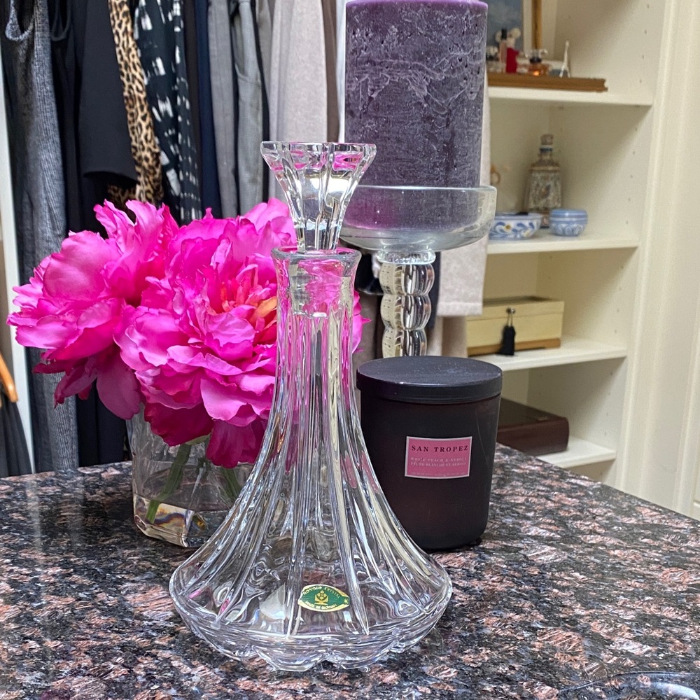 Honour Crystal Liqueur / Brandy Decanter.  Like NEW.